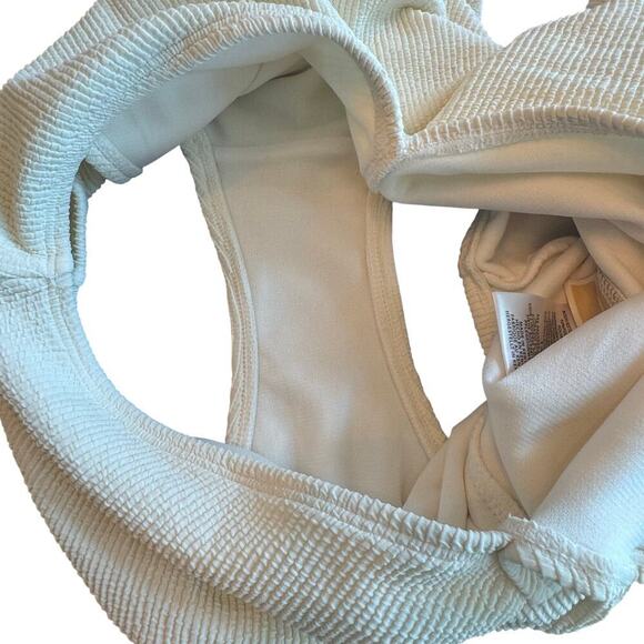 New MICHAEL KORS One Shoulder One-Piece Side Cutout Swimsuit Women's Sz 14 - Picture 9 of 10